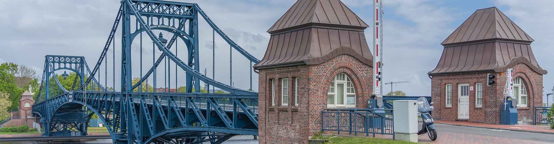 Die Kaiser-Wilhelm-Brücke in Wilhelmshaven