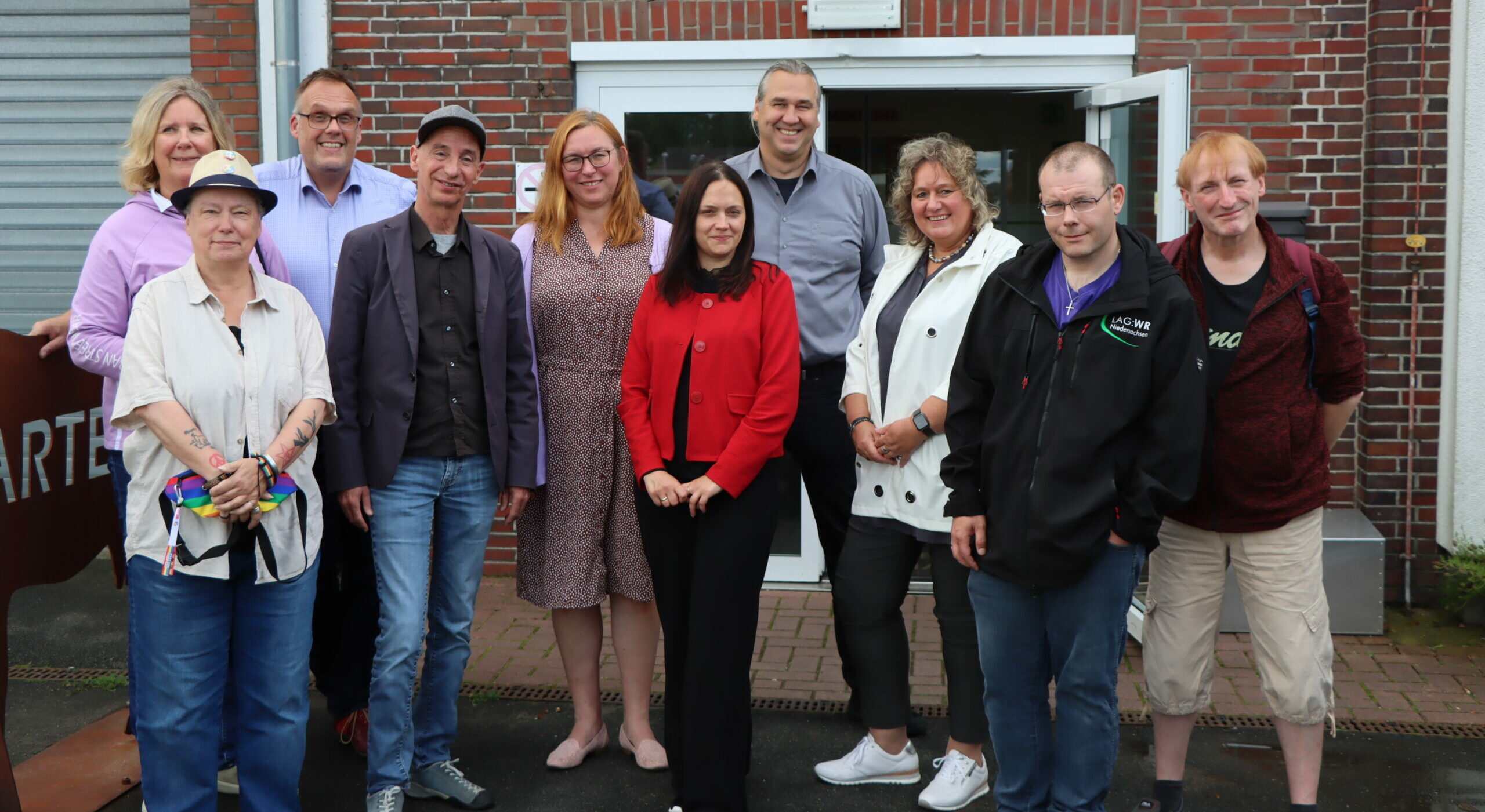 Besuch Kerstin Tack, Paritätischer Niedersachsen in Wilhelmshaven vor der ARTEC Roffhausen