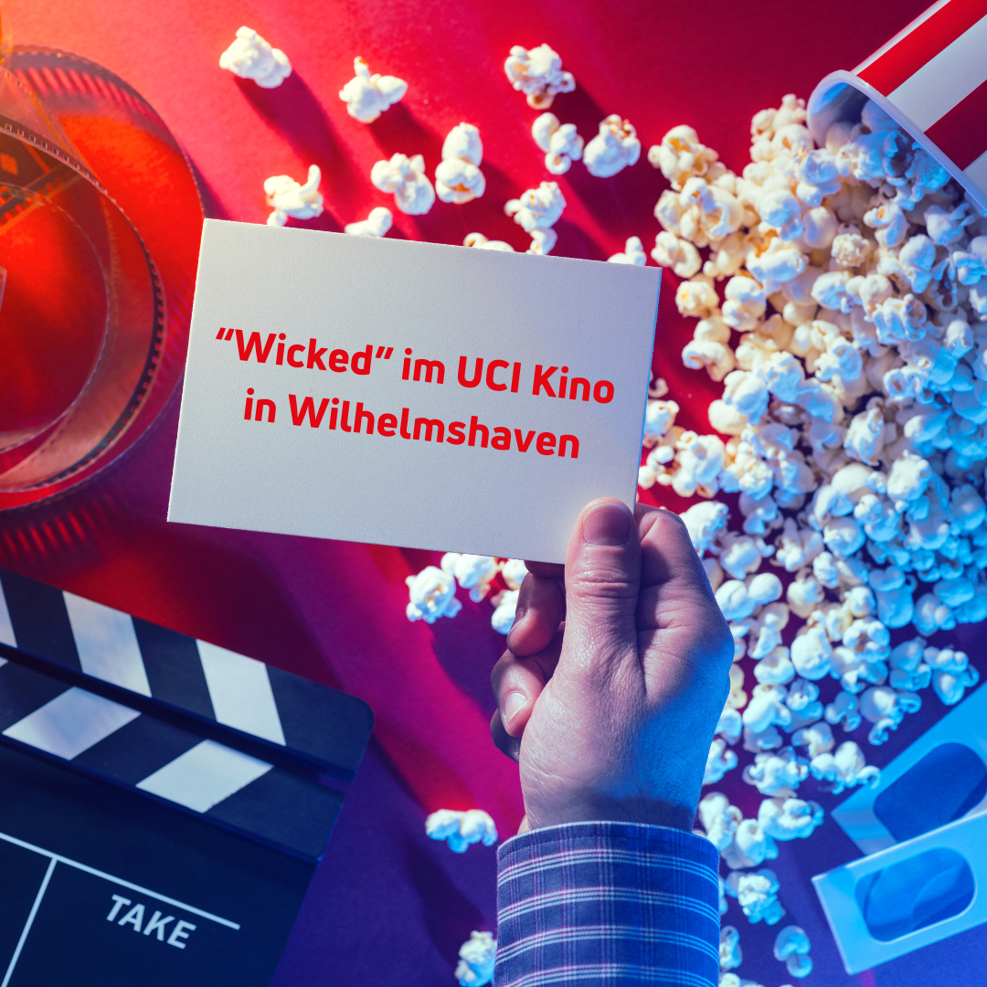 Inklusiver Kino Nachmittag im UCI Kino in Wilhelmshaven am 03. Januar um 13 Uhr.